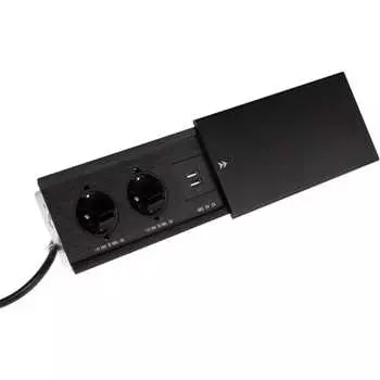 Встраиваемая врезная розетка Inrior ST-02-20