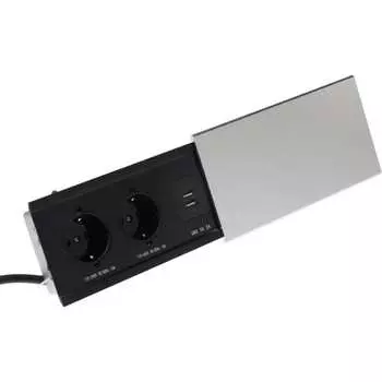 Встраиваемая врезная розетка Inrior ST-02-80