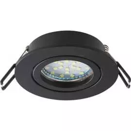 Встраиваемый алюминиевый светильник ЭРА KL86 BK Б0054351