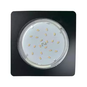 Встраиваемый легкий квадратный светильник Ecola gx53 5357 FB5357ECD