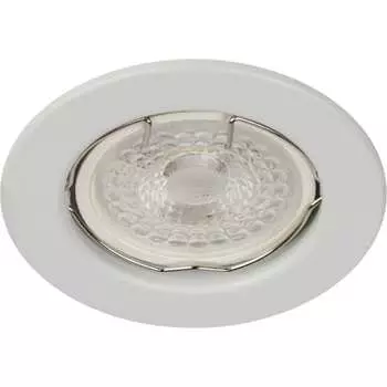 Встраиваемый штампованный светильник ЭРА ST1 SWH MR16, GU5.3, белый матовый Б0059740