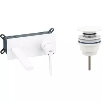 Встраиваемый смеситель для раковины в ванную комнату Wellsee ONCE! and forever 201000450