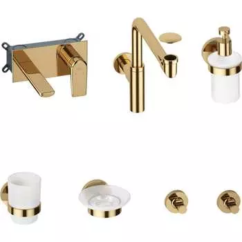 Встраиваемый смеситель для раковины Wellsee