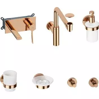 Встраиваемый смеситель для раковины Wellsee