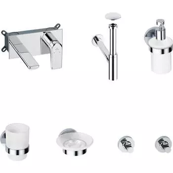 Встраиваемый смеситель для раковины Wellsee