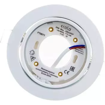 Встраиваемый светильник Ecola FW5390ECB
