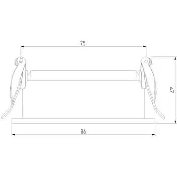 Встраиваемый светильник Elektrostandard