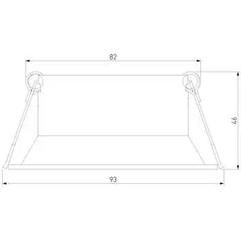 Встраиваемый светильник Elektrostandard punto белый 25016/01 a065470