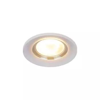 Встраиваемый светильник ЭРА алюминиевый KL107 WH/SL MR16 GU5.3 белый серебро Б0061096