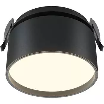 Встраиваемый светильник MAYTONI Onda LED 12W Алюминий Черный DL024-12W-DTW-B