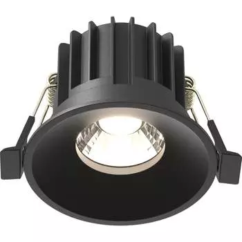 Встраиваемый светильник MAYTONI Round LED 12W Алюминий Черный DL058-12W-DTW-B
