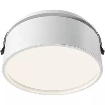 Встраиваемый светильник MAYTONI Onda LED 18W Алюминий Белый DL024-18W4K-W