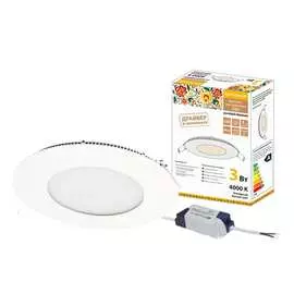 Встраиваемый светодиодный светильник TDM ELECTRIC Даунлайт Народный СВО SQ0329-0544