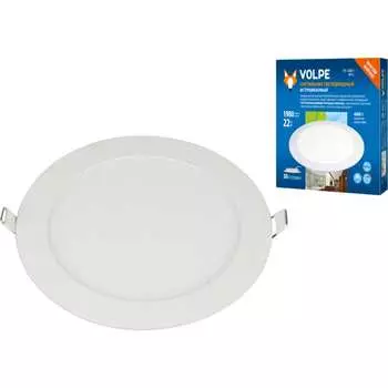 Встраиваемый светодиодный светильник Volpe ULM-Q236 22W/4000K WHITE UL-00004666