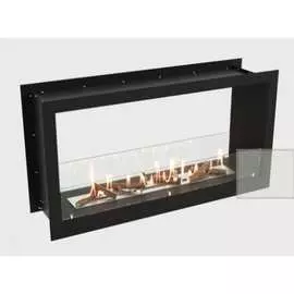 Встроенный сквозной биокамин Lux Fire