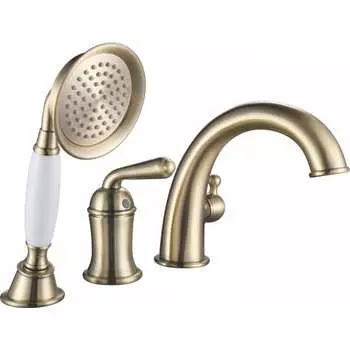 Встроенный смеситель на борт ванны ROSE 3 в 1 R0212Q