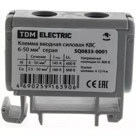 Вводная силовая клемма TDM ELECTRIC КВС SQ0833-0001