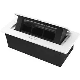 Выдвижной горизонтальный модуль для розеток в столешницу LIVOLO