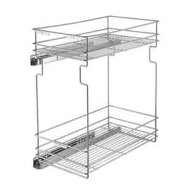 Выкатная левая корзина бутылочница в базу 300 мм Lemax PROF VK-03-300-DL