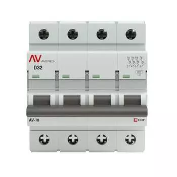 Выключатель автоматический EKF AVERES AV-6 mcb6-4-32D-av