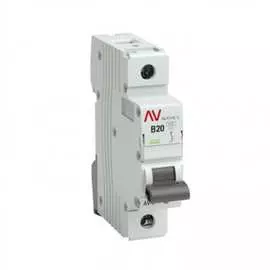 Автоматический выключатель EKF AV-10 AVERES mcb10-1-20B-av