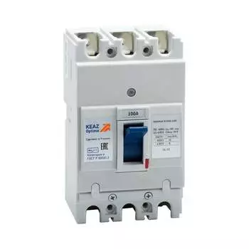 Выключатель автоматический КЭАЗ 100А 10кА OptiMat E100L100 УХЛ3 100008