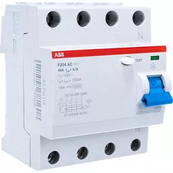 Выключатель дифференциального тока ABB F204 2CSF204001R2400