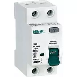 Выключатель дифференциального тока DEKraft УЗО-03 14209DEK