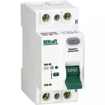 Выключатель дифференциального тока DEKraft УЗО03 14226DEK
