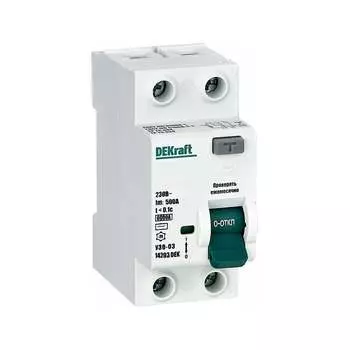 Выключатель дифференциального тока DEKraft УЗО-03 14203DEK
