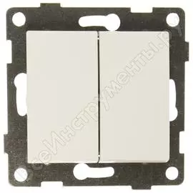 Двухклавишный выключатель GUSI Electric Bravo С10В2-001