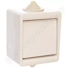 Брызгозащищенный одноклавишный выключатель Кунцево-Электро А110-015 5904