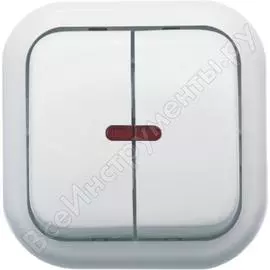 Двухклавишный выключатель Кунцево-Электро ВАЛЕНТИНА А56-176 7636