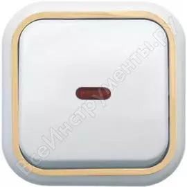 Одноклавишный выключатель Кунцево-Электро ВАЛЕНТИНА А16-054З 7633