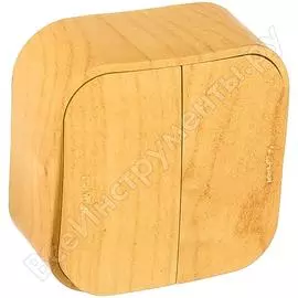 Двухклавишный выключатель Legrand Quteo 782262 263636