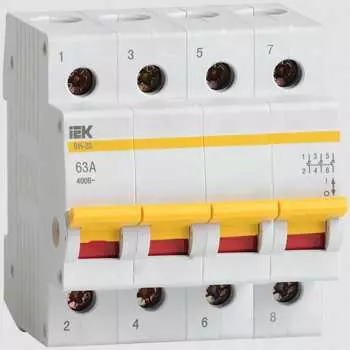 Выключатель нагрузки IEK ВН-32 63А/4П MNV10-4-063
