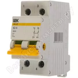 Выключатель нагрузки IEK ВН-32 2п 63A MNV10-2-063
