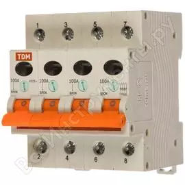 Выключатель нагрузки TDM ELECTRIC ВН-32 4п 100A SQ0211-0039