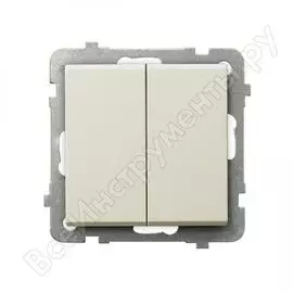 Двухклавишный выключатель Ospel