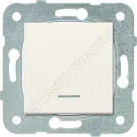 Выключатель panasonic модуль 1кл с подсветкой крем karre plus 54901 wktt0002-2bg-res