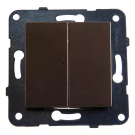 Выключатель panasonic модуль 2кл бронза karre plus 54848 wktt0009-2br-res