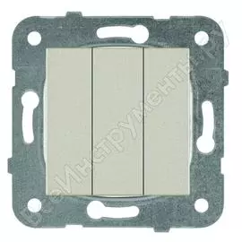 Выключатель panasonic модуль 3кл бронза karre plus 54845 wktt0015-2br-res