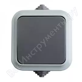 Выключатель rexant одноклавишный влагозащищенный открытой установки ip54 6 а 78-0520