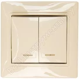 Двухклавишный выключатель UNIVersal Севиль Б-С0123