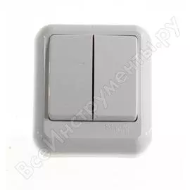 Двухклавишный выключатель Schneider Electric