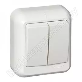 Двухклавишный выключатель Schneider Electric