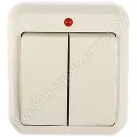 Двухклавишный выключатель Schneider Electric