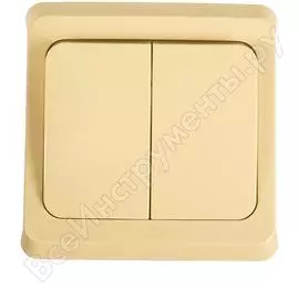 Двухклавишный выключатель Systeme Electric Этюд BC10-006K