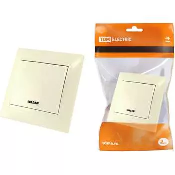 Выключатель TDM ELECTRIC Лама SQ1815-0104