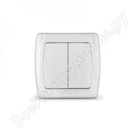 Двухклавишный выключатель UNIVersal Маргарита М0023